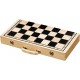 Σκάκι- τάβλι ξύλινο με βαλίτσα