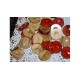 Πούλια ελιάς σέτ  (Χρώμα: κόκκινο - εκρού)