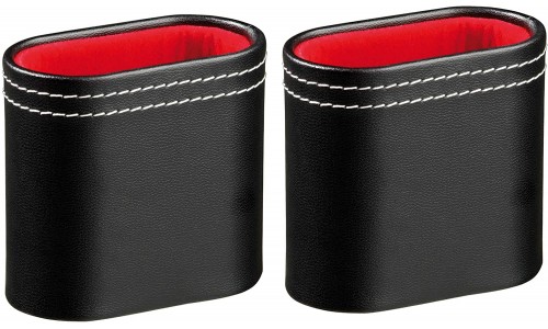 Πλαστικοί αναδευτήρες μαύρο χρώμα (Shakers) - 2 τεμάχια & ζάρια