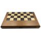 Τάβλι σκάκι καρυδιά  με θήκες 